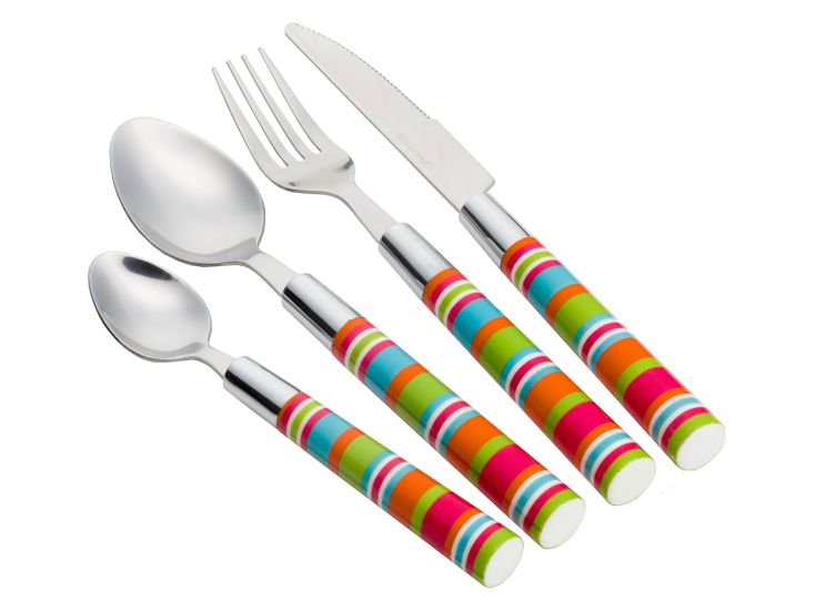 Flamefield Stripes 16-delig bestekset