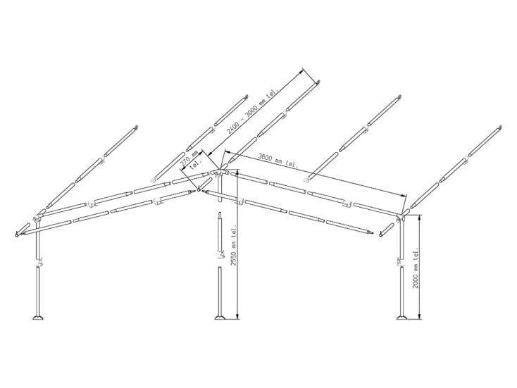 Piper voortentframe PowerGrip Aluminium 28 mm maat 11 - 20