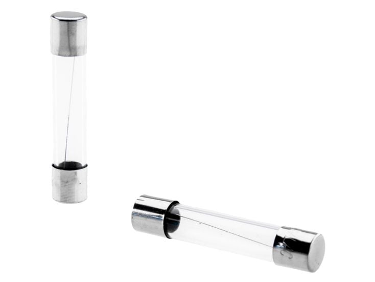 Set lange glaszekeringen 25 A