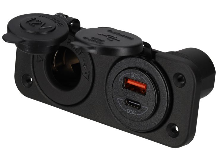 HABA combi 12 volt stekkerdoos