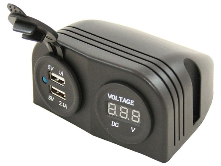 Haba opbouw USB Voltage indicator