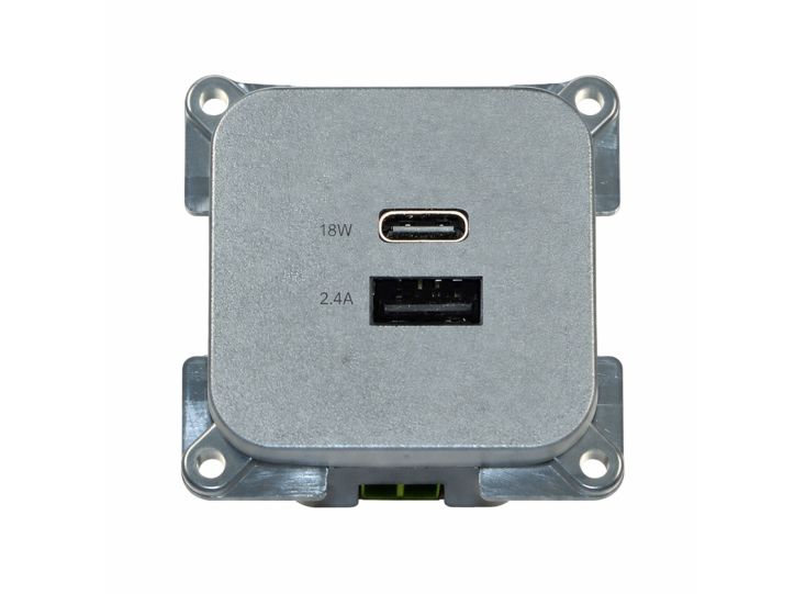 HABA USB-A en USB-C inbouwdoos