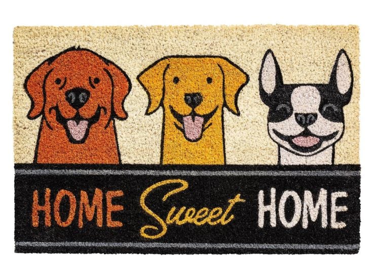 Hamat Ruco Dogs Home deurmat - 60 x 40 cm