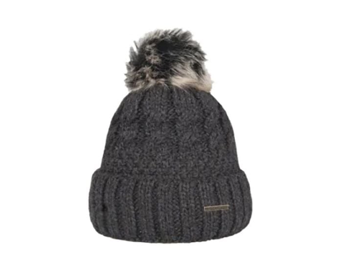 Hatland Sade No Wind Anthracite dames muts