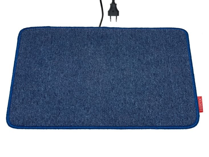 HEATEK 70 x 60 cm infrarood voetenmat - blue
