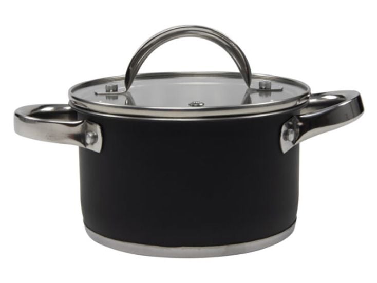 RVS ø 16 cm Black kookpan