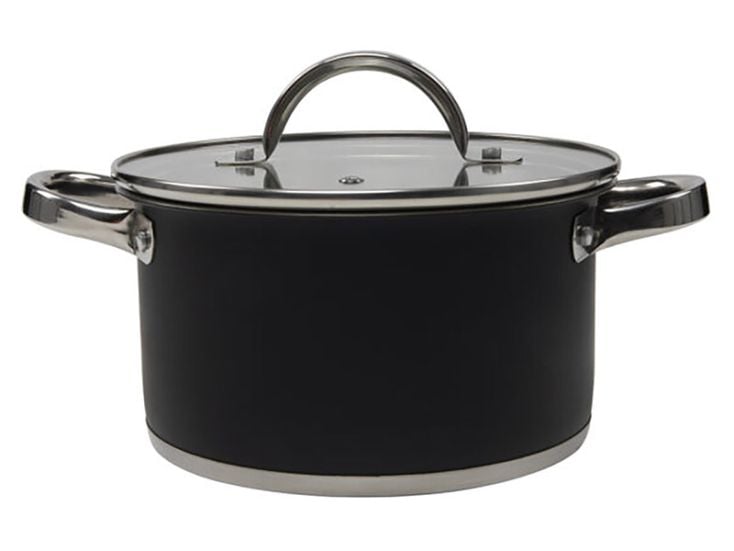 RVS ø 20 cm Black kookpan