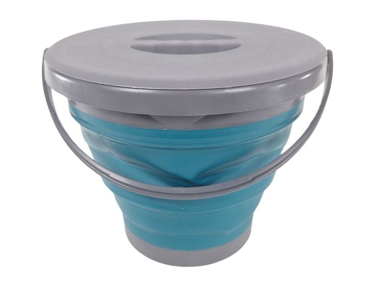 Opvouwbare emmer met deksel - 5 liter