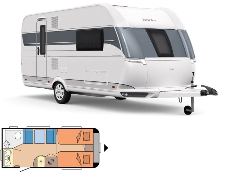 Hobby De Luxe 460 SL 2026 caravan