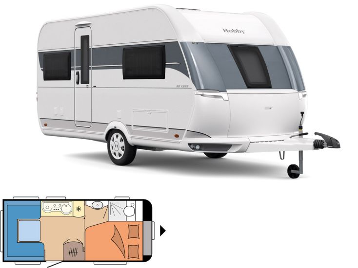 Hobby De Luxe 460 UFE 2026 ACTIEmodel caravan