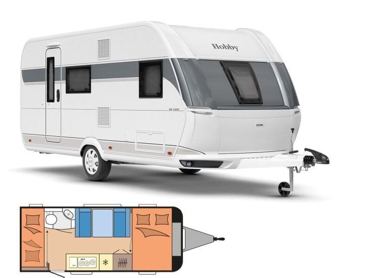 Hobby De Luxe 490 KMF 2026 caravan