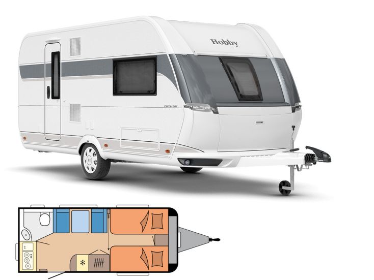 Hobby Excellent 460 SL 2026 caravan
