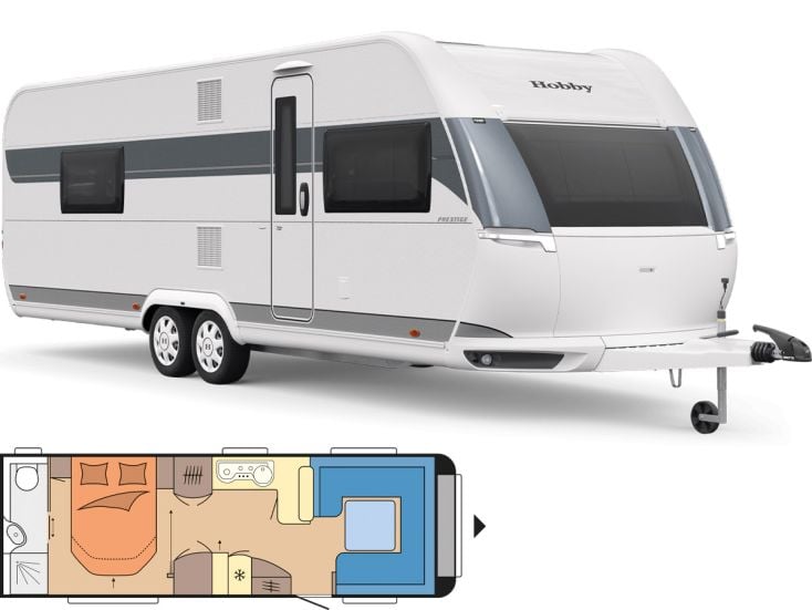Hobby Prestige 720 WQC 2026 caravan