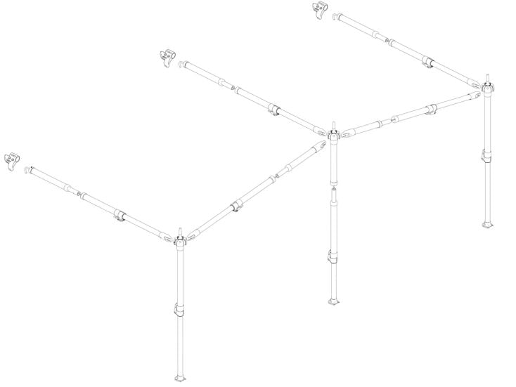 Tweedekans Isabella Eclipse CarbonX G13/G16 luifelframe