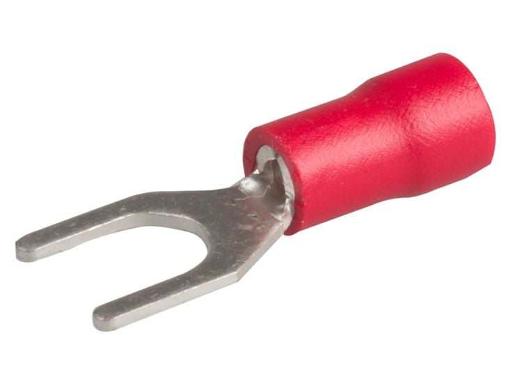 Kabelschoen vlak vork 5,3 mm