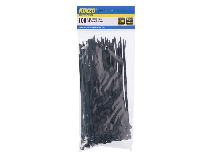 Kinzo 4,8 x 200 mm kabelbinders