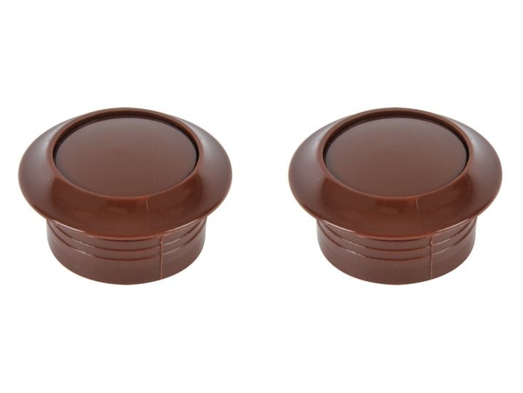 Push-lock knoppen - Brown