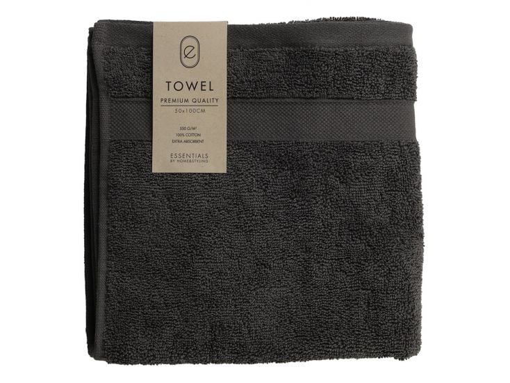 50 x 100 cm Grey handdoek