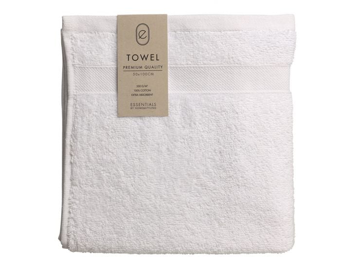 50 x 100 cm White handdoek