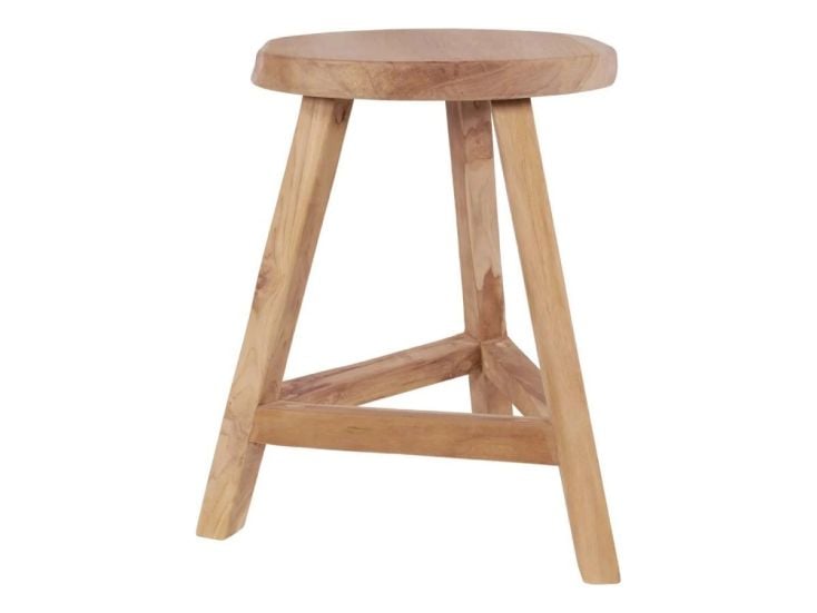 Lesli Living Ø 35 x 47 cm teak kruk