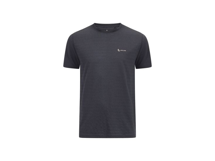 Life-Line Morvan Knitted Stripe heren shirt - Antracite