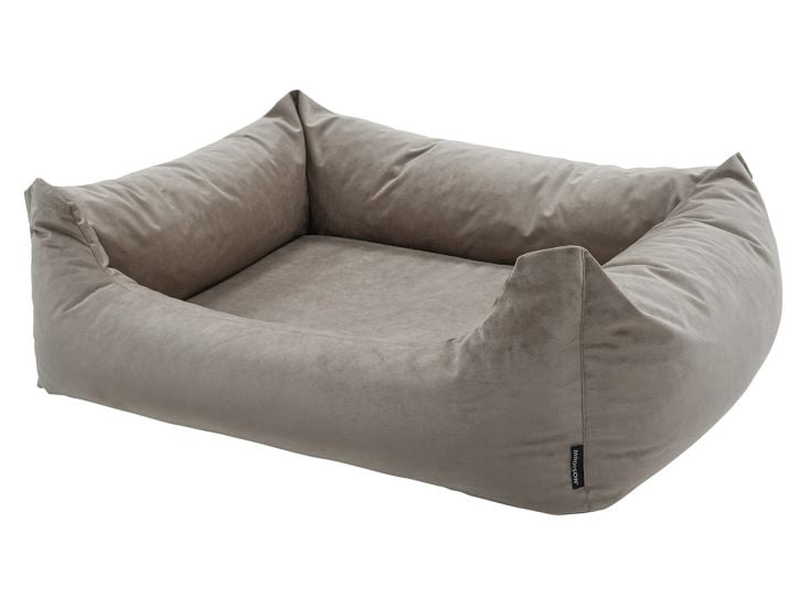 Madison Small Velours taupe hondenmand