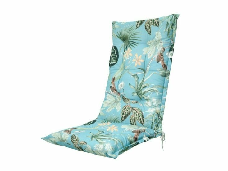 Madison Grasse Aqua hoge rug outdoor tuinkussen