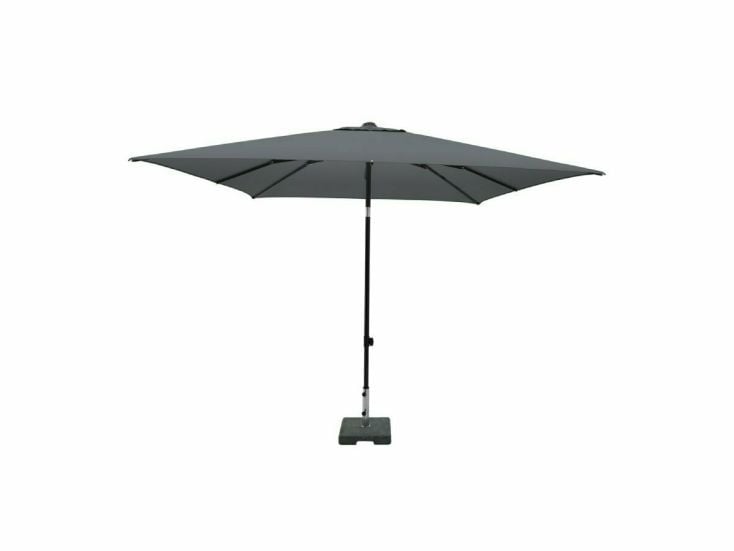 Madison Corsica 200 x 250 push-up parasol - Grey Madison Corsica 200 x 250 push-up parasol - Grey