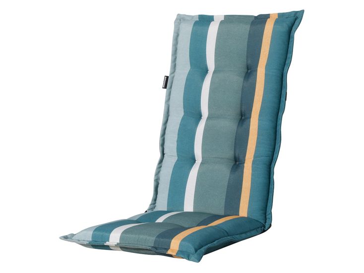 Madison Stripe green hoge rug tuinkussen