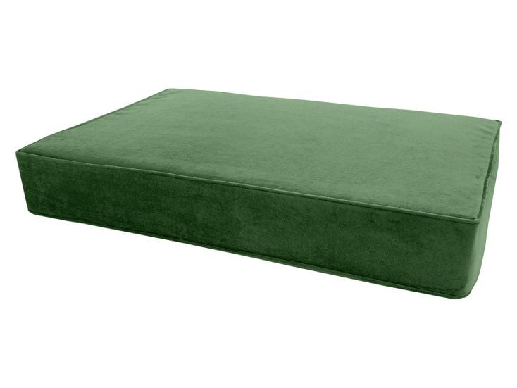 Madison Small Velours green orthopedisch hondenkussen