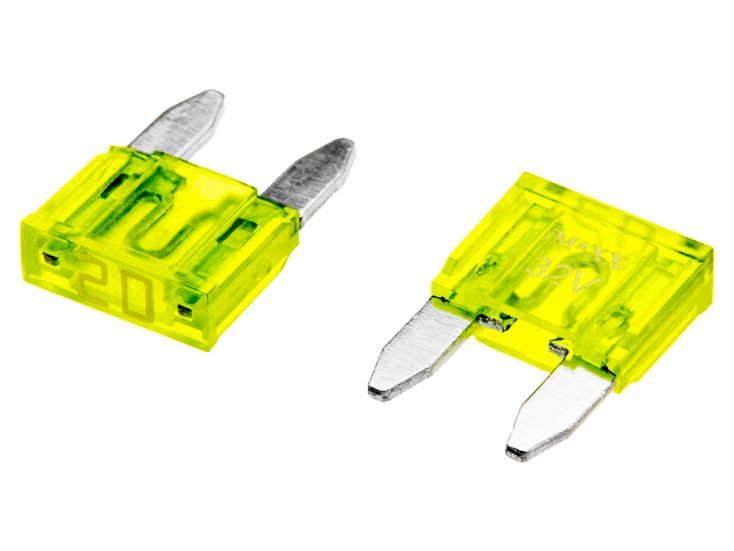 BBA set mini steekzekeringen 20 A