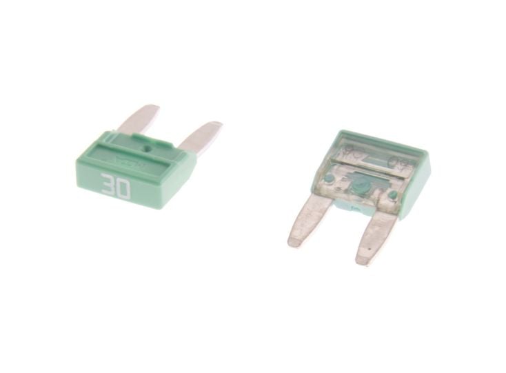 Mini steekzekering green - 30 A