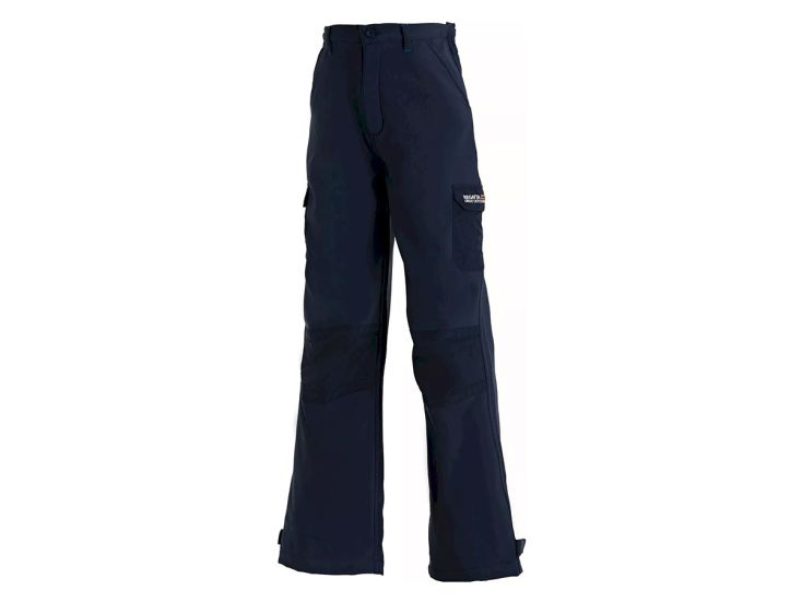 Regatta Navy kinder softshell wandelbroek