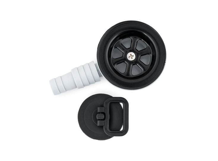 NavyLoad 20 - 25 mm haakse afvoer - black