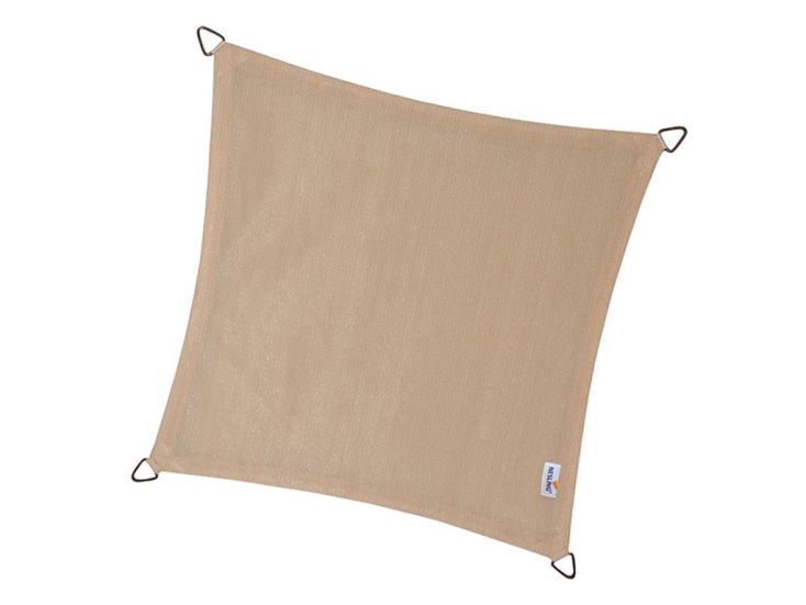 Platinum Coolfit 3,6 x 3,6m vierkant schaduwdoek - Gebroken wit