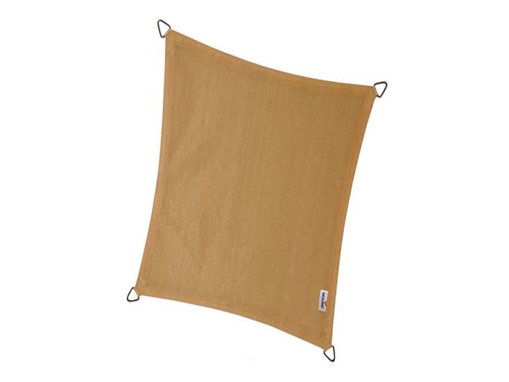Platinum Coolfit 3x5m rechthoekig schaduwdoek - Zand