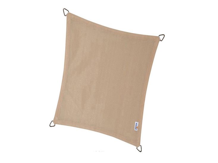 Platinum Coolfit 3x5m rechthoekig schaduwdoek - Gebroken wit