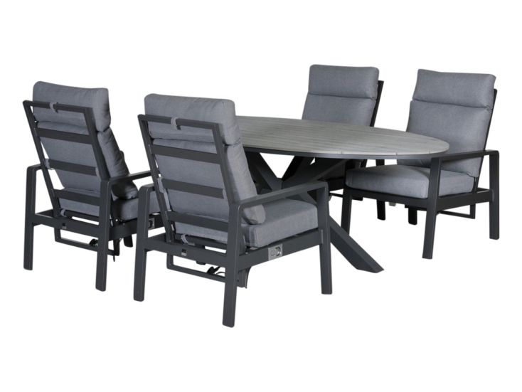Outdoor Feelings Nice Edson 220 diningset - Grey Teak