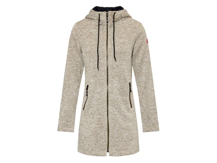 Nordberg Ada Taupe Melange dames fleecevest