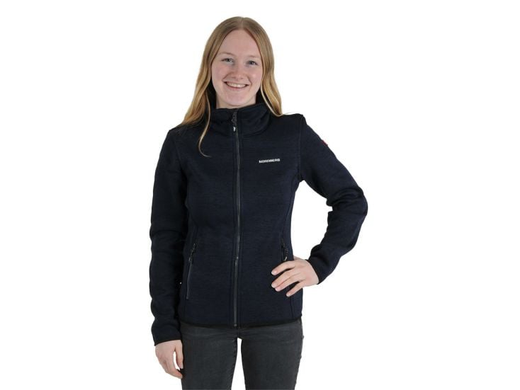 Nordberg Andrea Dark Navy Melange dames fleecevest