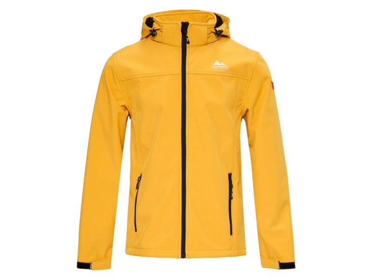 Nordberg Eldgrim Golden Yellow heren softshell jas