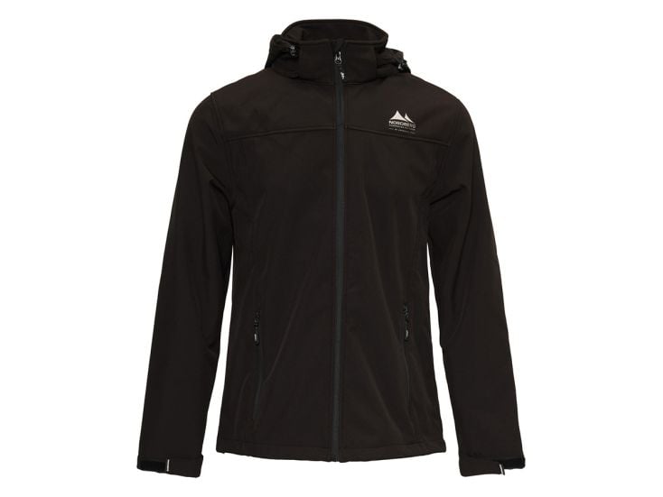 Nordberg Eldgrim Black heren softshell jas