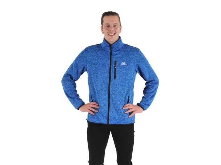 Nordberg Frank Blue Melange heren fleecevest