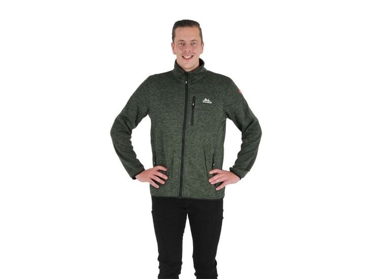 Nordberg Frank Green Melange heren fleecevest
