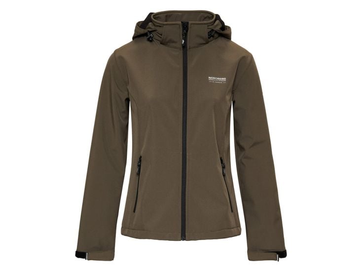 Nordberg Ingrida Army dames softshell jas