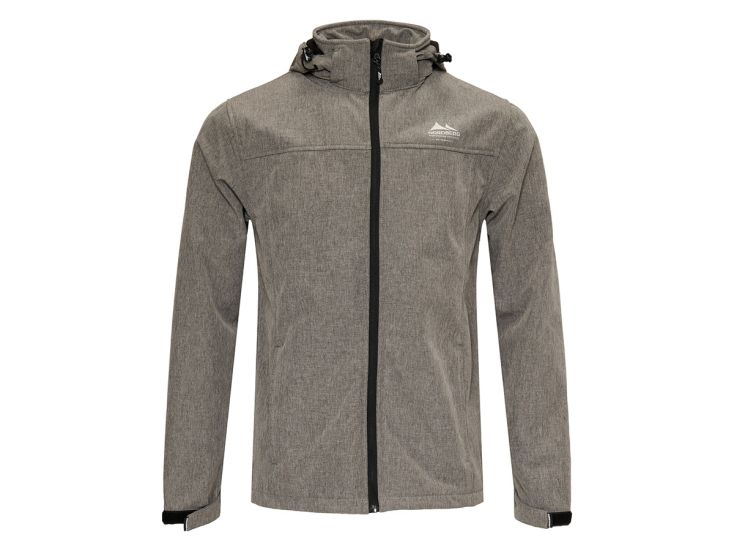 Nordberg Kjeld Grey Melange heren softshell jas