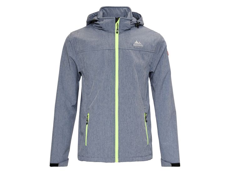 Nordberg Mats Ocean Melange heren softshell jas