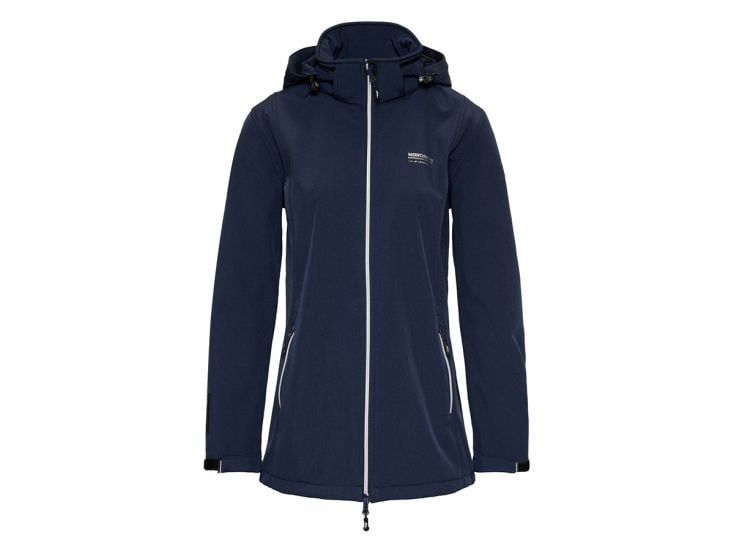 Nordberg Ronda Dark Navy Melange dames softshell jas