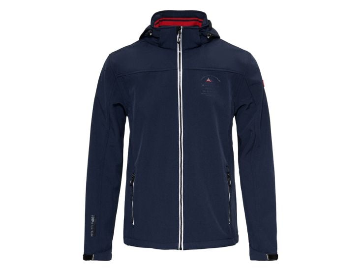 Nordberg Trond Dark Navy Melange heren softshell jas