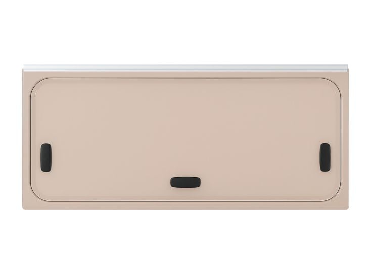 NRF 900 x 600 mm getint dubbelglas klapraam - bronze